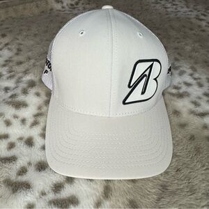 Bridgestone White Baseball Cap